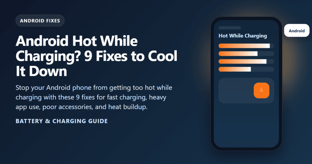 Android Hot While Charging? 9 Fixes to Cool It Down