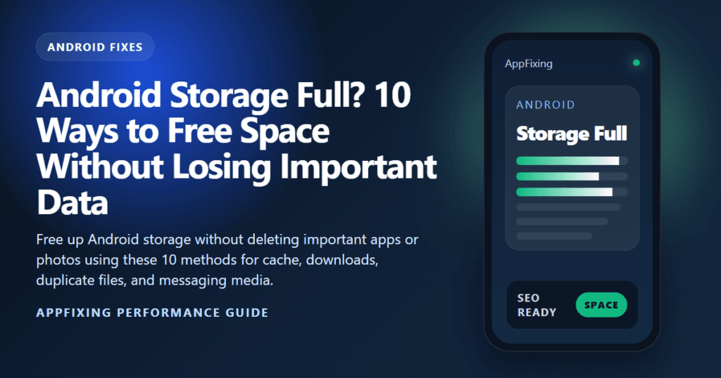 Android Storage Full? 10 Ways to Free Space Without Losing Important Data Android Storage Full? 10 Ways to Free Space Without Losing Important Data
