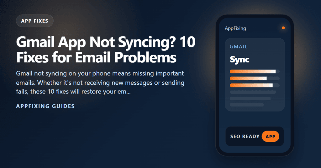Gmail App Not Syncing? 10 Fixes for Email Problems
