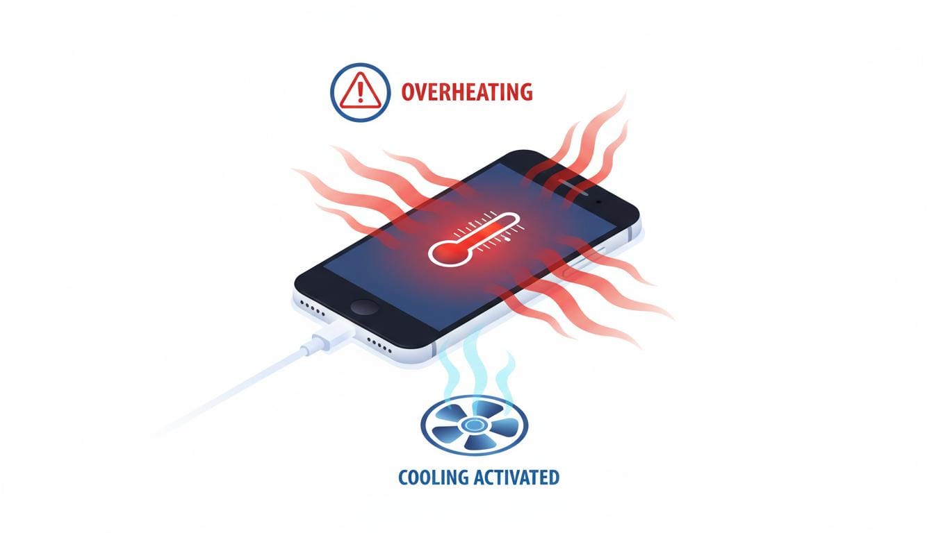 iPhone hot while charging