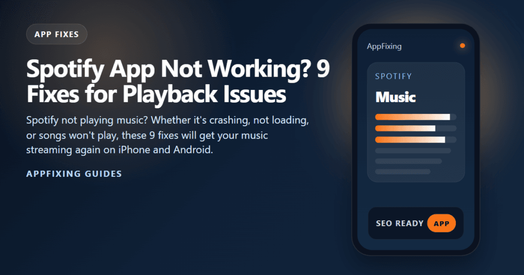 Spotify App Not Working? 9 Fixes for Playback Issues